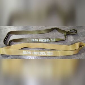 Iron Infidel Set Of 2 Workout Resistance Bands